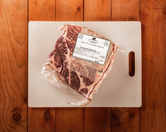 BEEF:CHUCK ROAST BONE IN